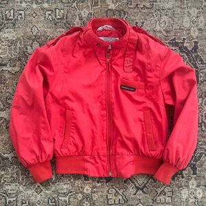 MEMBER’S ONLY Vintage 80s/90s Classic Red Jacket Youth 8 (Runs Small)
